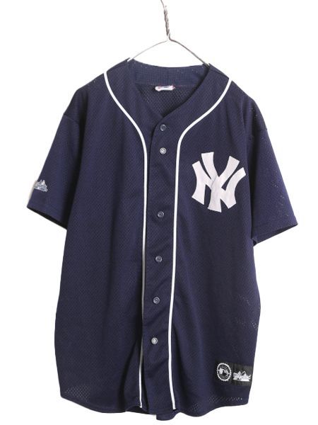 MLB オフィシャル Majestic メッツ ベースボール シャツ メンズ