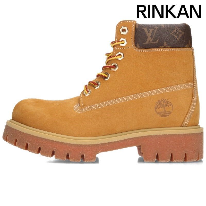 ルイヴィトン ×ティンバーランド Timberland  24AW  FA0274 6inch Leather Ankle Boot モノグラムアンクルブーツ メンズ 10.5 【2/27～3/18 タイムセール】