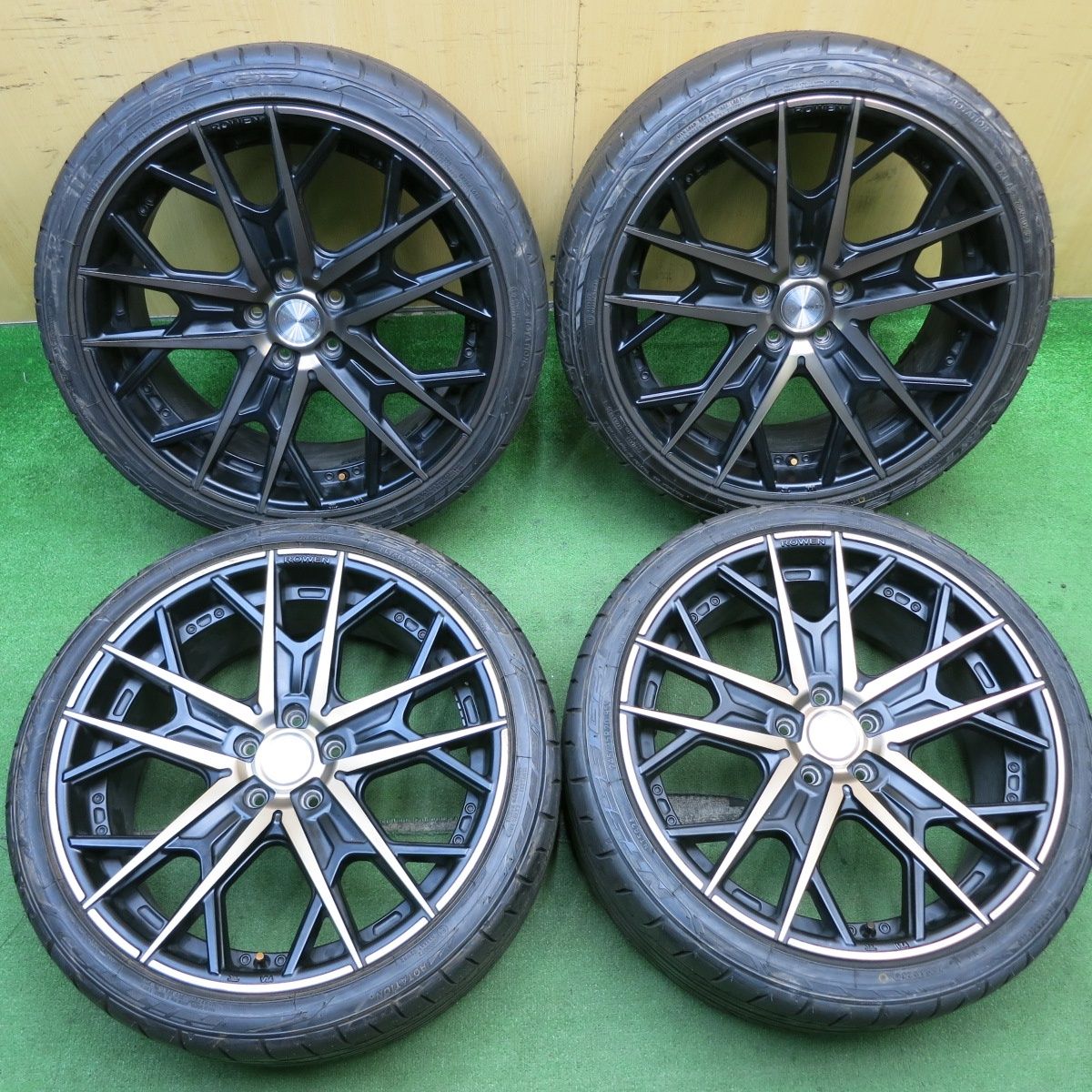 タイヤほぼ未使用！23年！キレイ☆ROWEN Flamme RRS001 245/35R20 