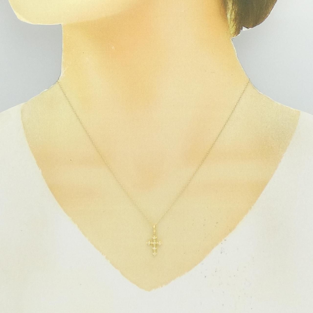 アーカー K18 ダイヤ クロスネックレス AHKAH（アーカー）クロス AHKAH