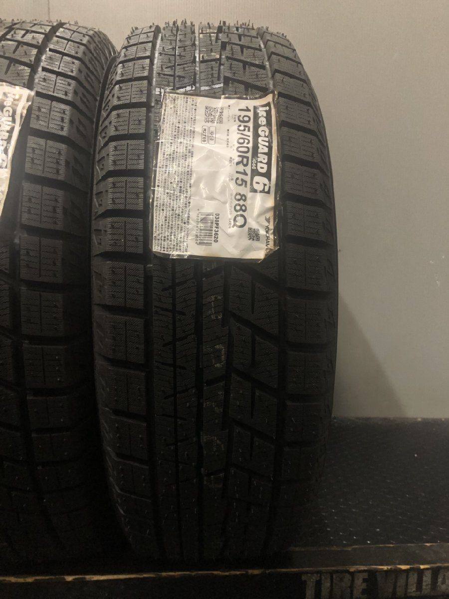 新品 YOKOHAMA ice GUARD iG60 195/60R15 15インチ スタッドレス 4本 20年製 ラフェスタハイウェイスター FTO等  (JR516) - メルカリ