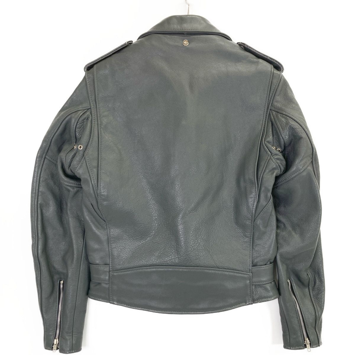 SCHOTT ショット 618 ｸﾞﾚｰ ﾀﾞﾌﾞﾙﾗｲﾀﾞｰｽｼﾞｬｹｯﾄ 36 - メルカリ