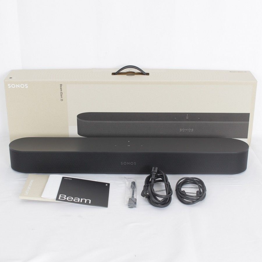 【新品】 Sonos Beam Gen2ブラック スマート TVサウンドバー Sonosがサウンドバー新製品「Sonos Beam(Gen2)」発売 映画や