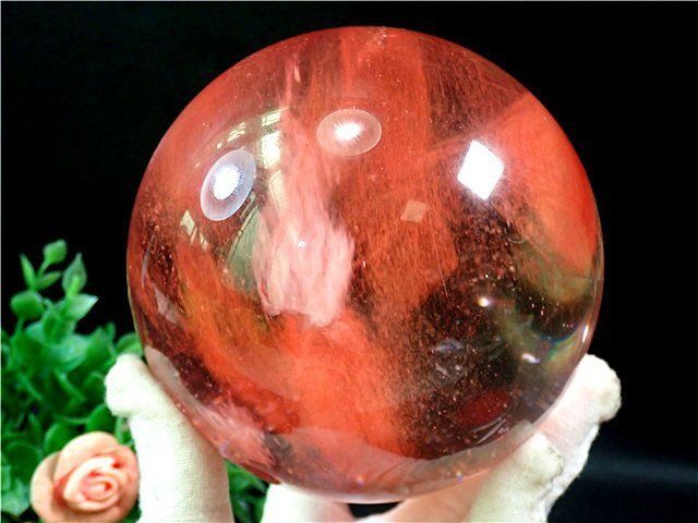 110m 1616g 超綺麗☆赤水晶丸玉B79E1/60E15C - メルカリ