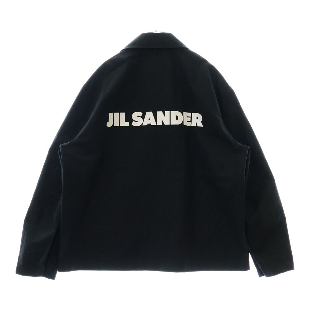 JIL SANDER ジルサンダー バックロゴプリントコーチジャケット J23BN0003 J45071 ブラック