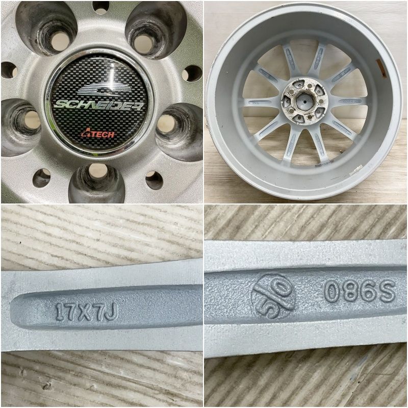 中古 17インチ アルミ SCHNEIDER シュナイダー 4本セット XV