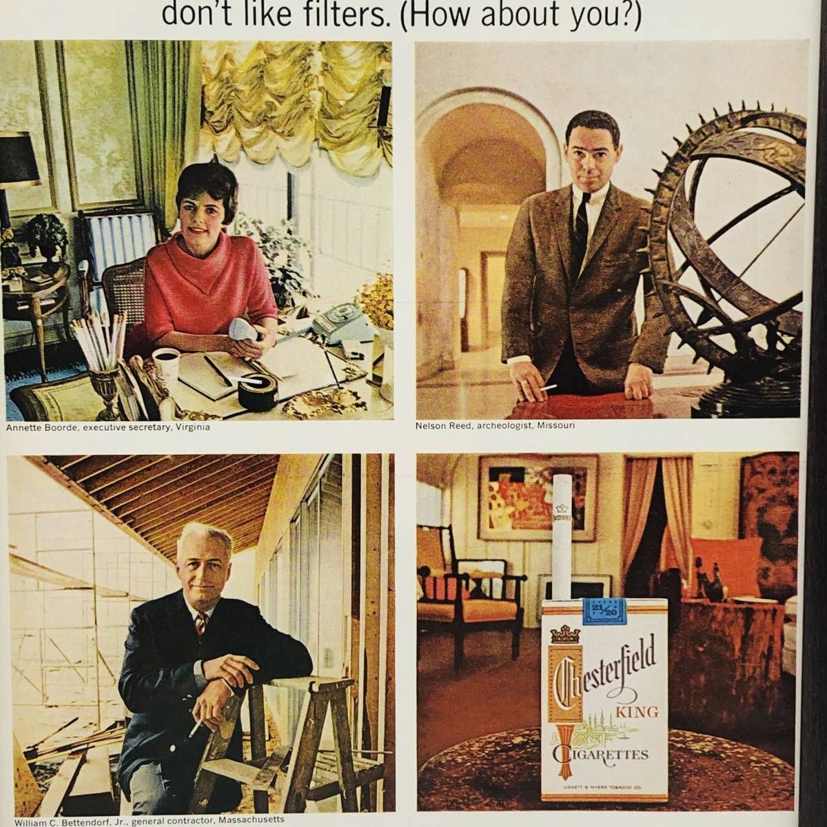 選ぶなら チェスターフィールド 煙草 ビンテージ 広告 60年代 フレーム 付 ポスター 当時物 額付 LIFE 雑誌 アンティーク  CHESTERFILD KING