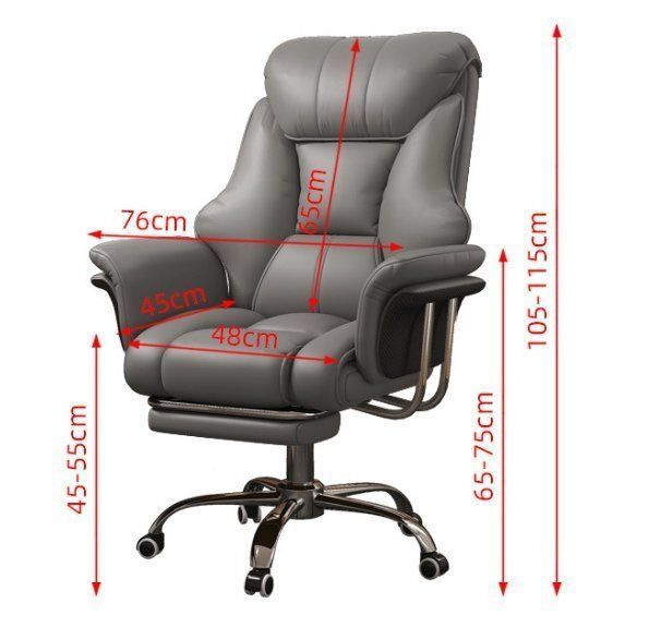 家庭用のオフィスのコンピュータの椅子のボスの椅子快適な長い間座ってビジネスのコンピュータソファの椅子書斎の本に横になることができま