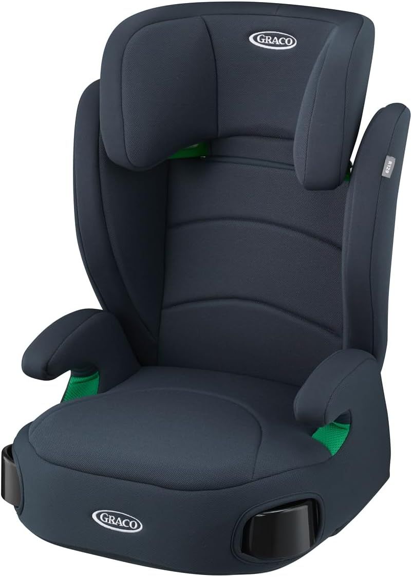GRACO(グレコ) ジュニアシート シートベルト固定 ジュニアプラスネクスト R129適合 3歳半頃～12歳頃まで カップホルダー付 背もたれ取り外し可 (アビスネイビー) 2187304
