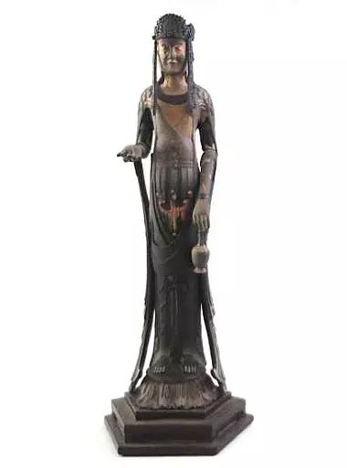 中古】フィギュア 法隆寺公認 国宝・百済観音 ポリストーン製