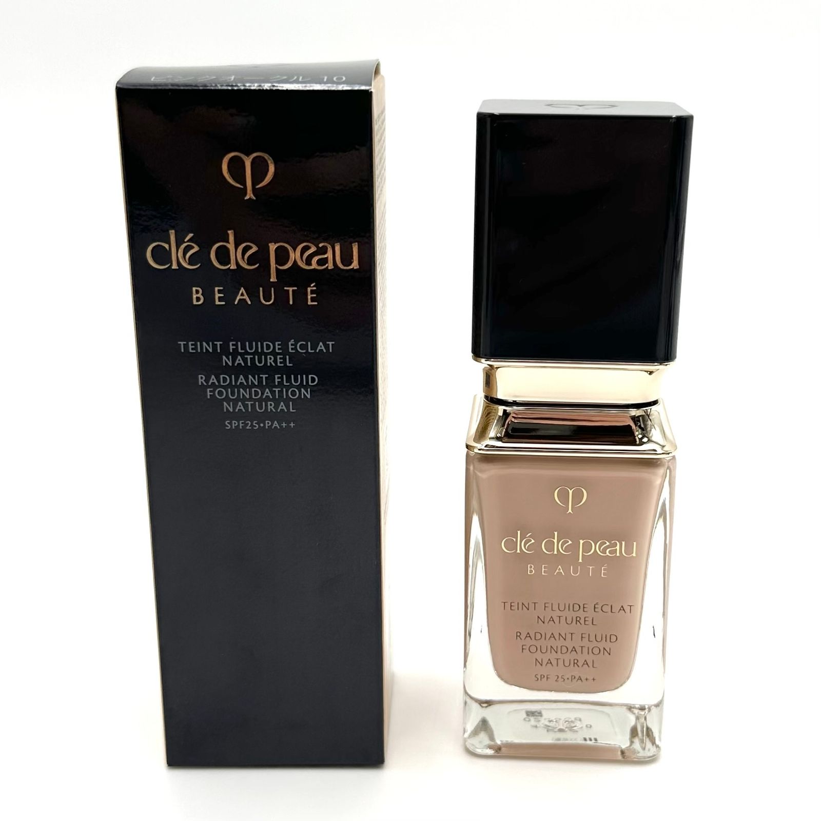 未使用品】クレ・ド・ポーボーテ clé de peau beauté タンフリュイドエクラ ナチュレル ピンクオークル10 ファンデーション  リキッドタイプ リキッドファンデーション オールシーズン用 SPF25 PA＋＋ 35ml - メルカリ