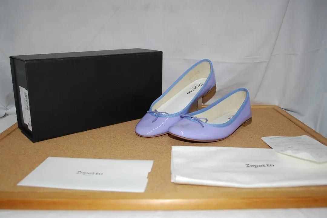 Lepetto レペット スエード バレエシューズ 38 レペット 38 ブルー バレエシューズ Lepetto レペット スエード バレエ