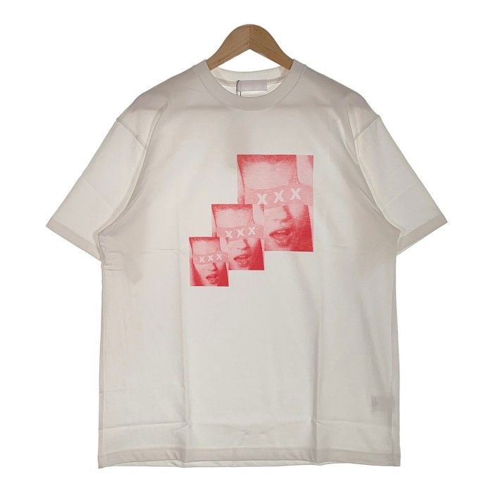 GOD SELECTION XXX ゴッドセレクショントリプルエックス 22AW プリント Tシャツ ホワイト GX-S22-ST-20 Size L  - メルカリ