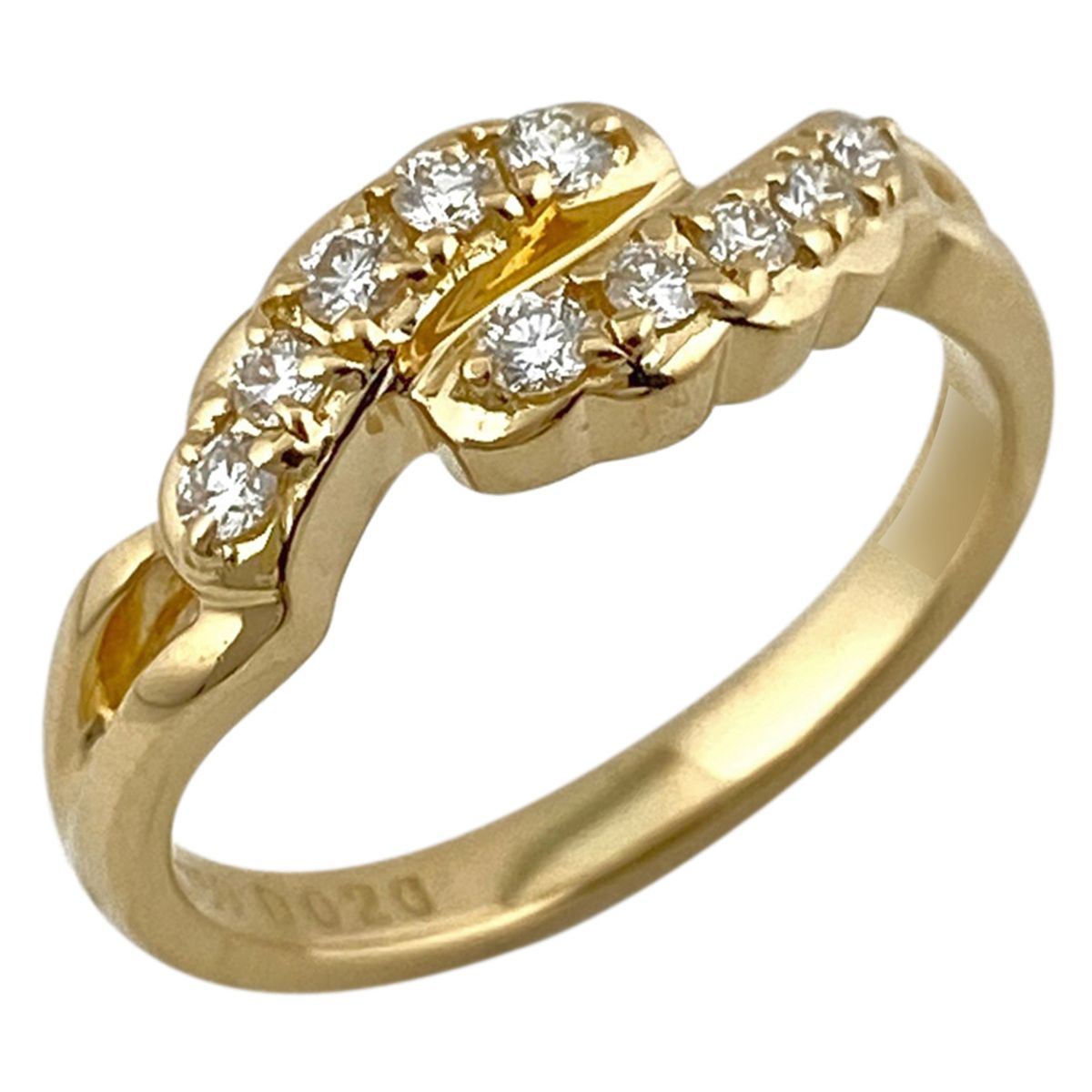 K18ゴールド, flower デザインリングです。14号 K18ゴールド, flower デザインリングです。14号 K18 約6.9g #14 菊