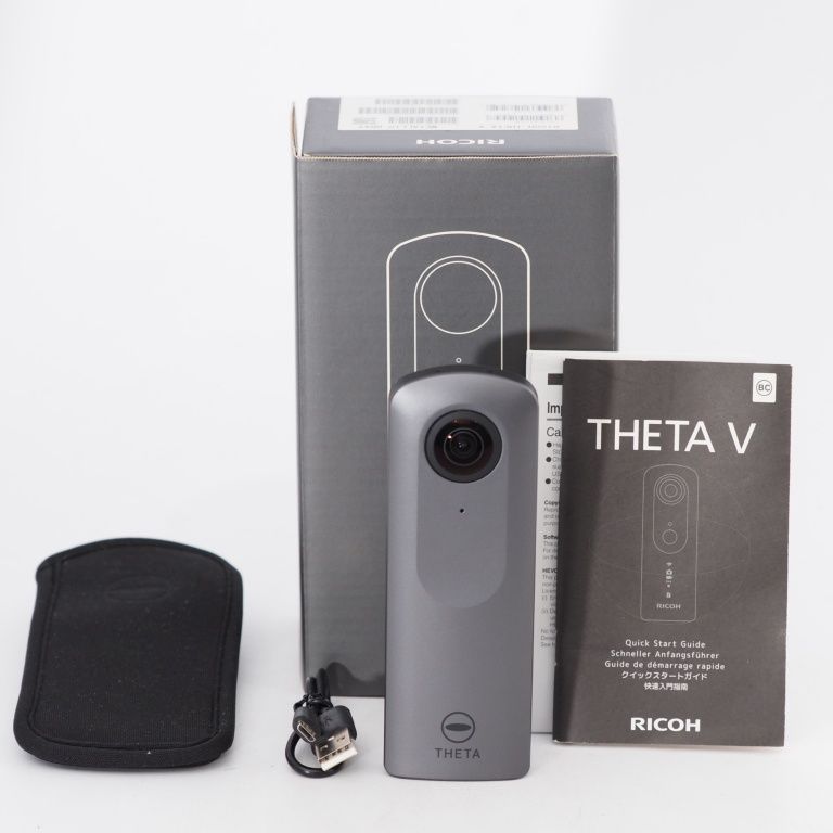 RICOH THETA V メタリックグレー 360度カメラ 手ブレ補正機能