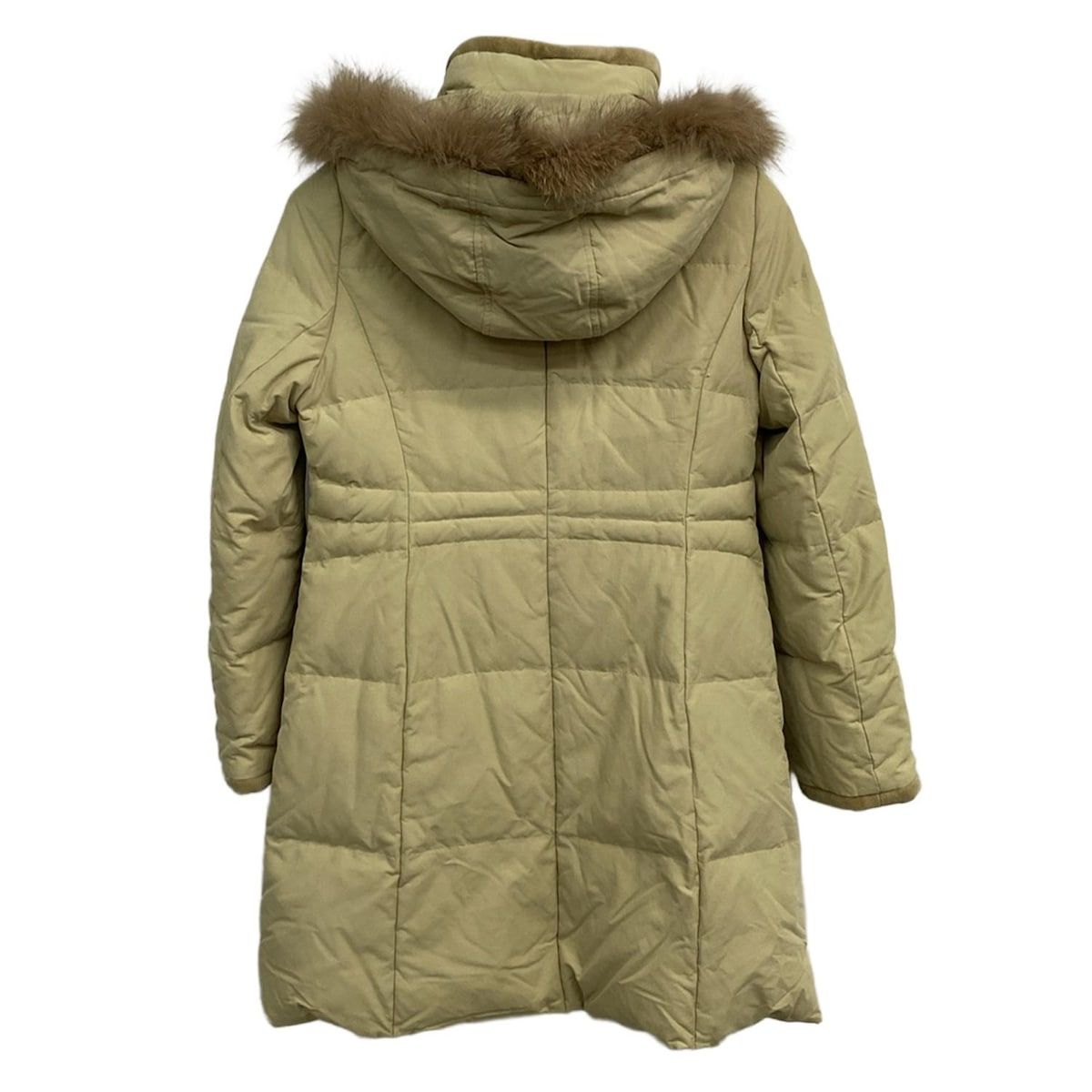 Leilian レリアン ダウンコート サイズ9 M レディース - ベージュ 長袖|ファー|冬