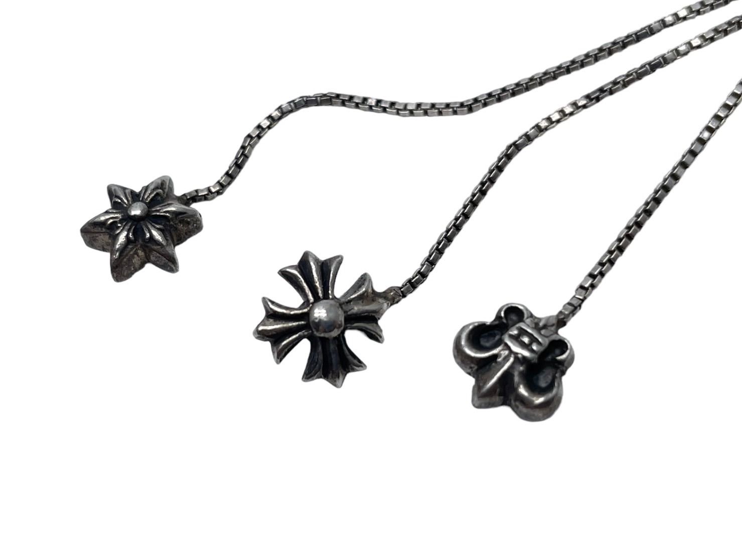 極美品 クロムハーツ JOJOピアス ジョジョ クロスBSフレア スタ 左耳用 極美品 クロムハーツ JOJOピアス ジョジョ クロスBSフレア スタ 左耳用