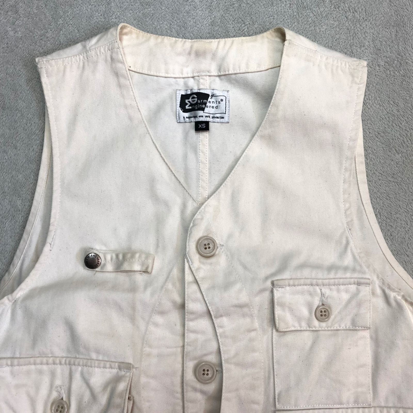 エンジニアードガーメンツ　ワークベスト　ハンティングベスト　ネイビー　サイズL Engineered Garments/エンジニアードガーメンツ】よりカバー