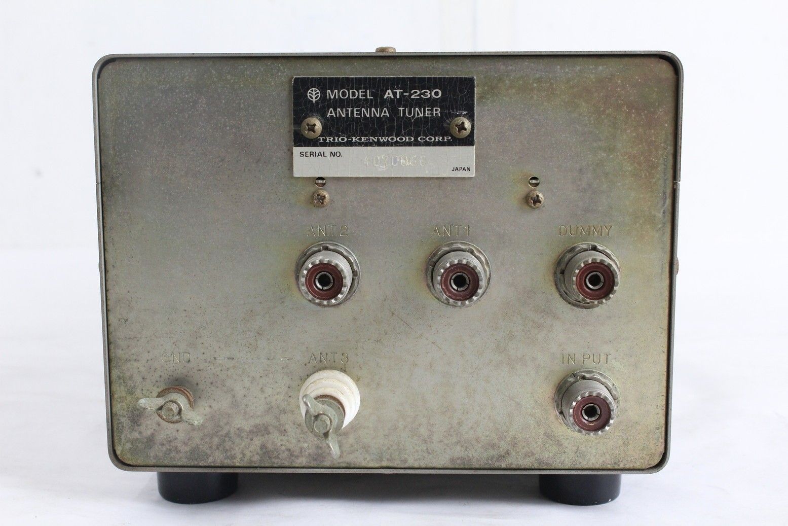 現状品 TRIO アンテナチューナー AT-230 トリオ アマチュア 無線