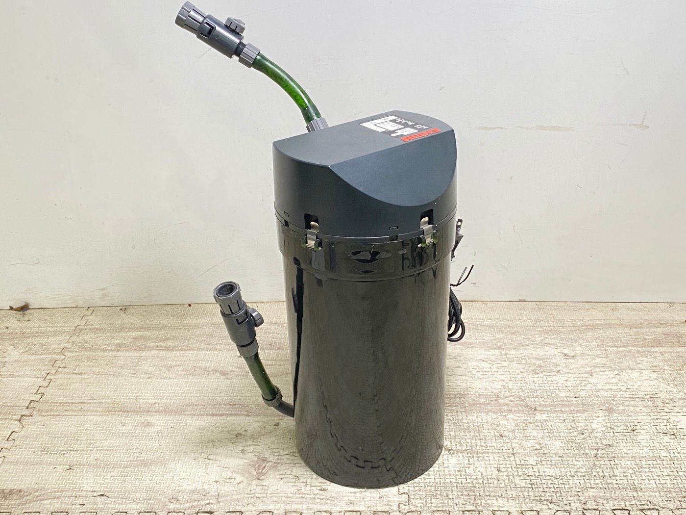 外部式フィルター EHEIM 2215 classic 作動確認済美品 3 □\u003cbr\u003eエーハイム クラシックフィルター 2215 ろ材付きセット 密閉式