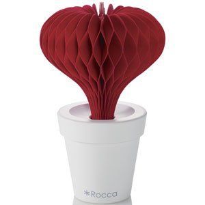 ドウシシャ 自然気化式ペーパー加湿器 (ハート)DOSHISHA Rocca 紙の加湿器 RC-KP1301-HT