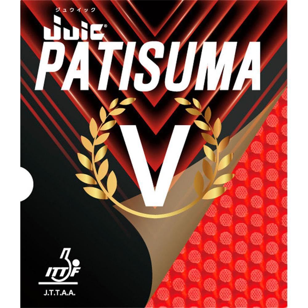 Color:レッド_Size:中厚(CA) JUIC (ジュウイック) 卓球 回転系表ソフトラバー パチスマV (PATISUMA V) レッド (RD) 中厚 (CA) 1188