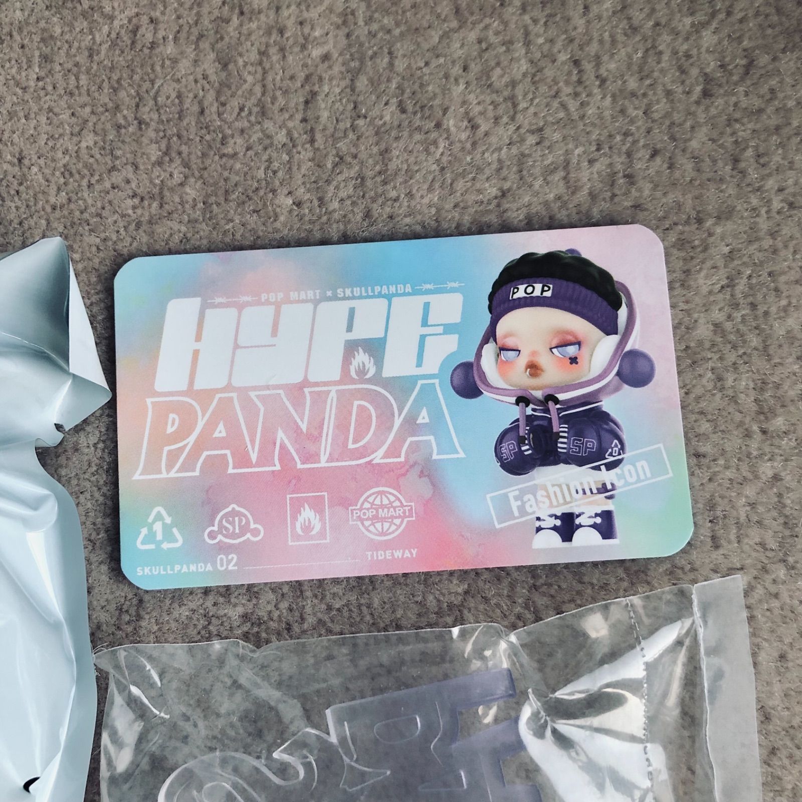 POPMART ポップマート skullpanda purple cool - メルカリ