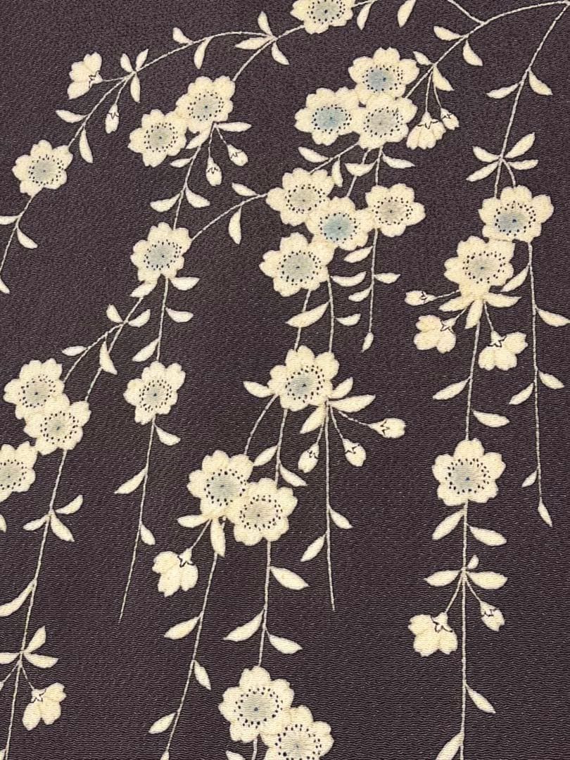 枝垂れ桜 九寸名古屋帯 ちりめん 正絹 USTAUSTRALIA_COM_AU