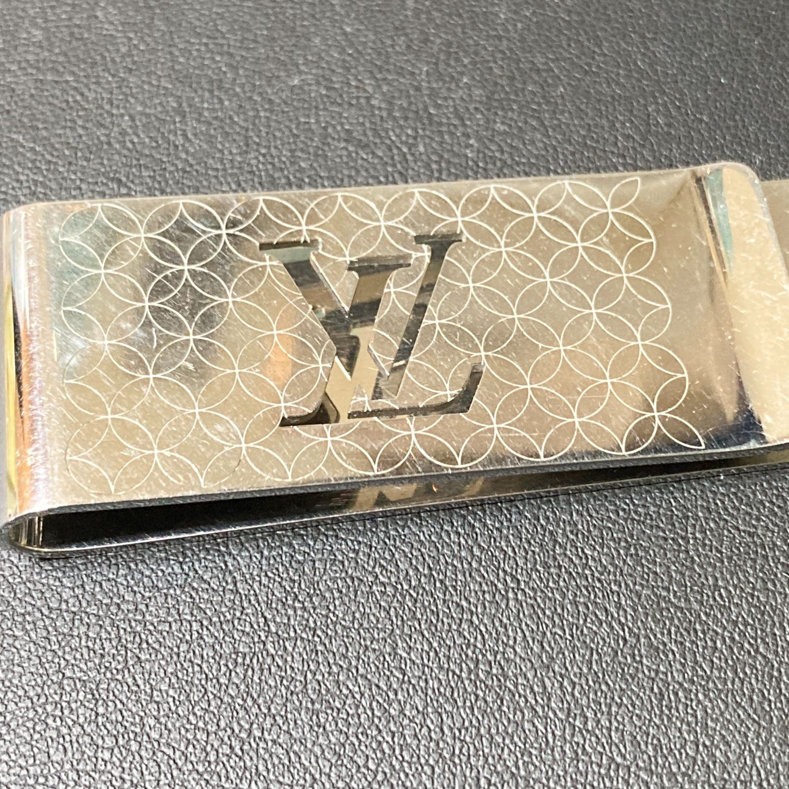 【美品】LOUIS VUITTON ビルクリップ マネークリップ シルバー LOUIS VUITTON 【超美品 ほぼ未使用】 ルイヴィトン ビル