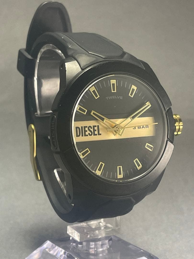 DIESEL ディーゼル DOUBLE UP ダブルアップ DZ-1997 文字盤 ブラック 
