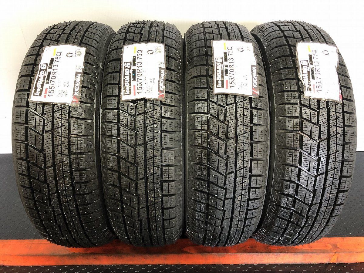 2025年製 YOKOHAMA ice GUARD iG60 155|70R13 13インチ スタッドレス 4本 ピクシスエポック ミライース タウンボックス等 STO031