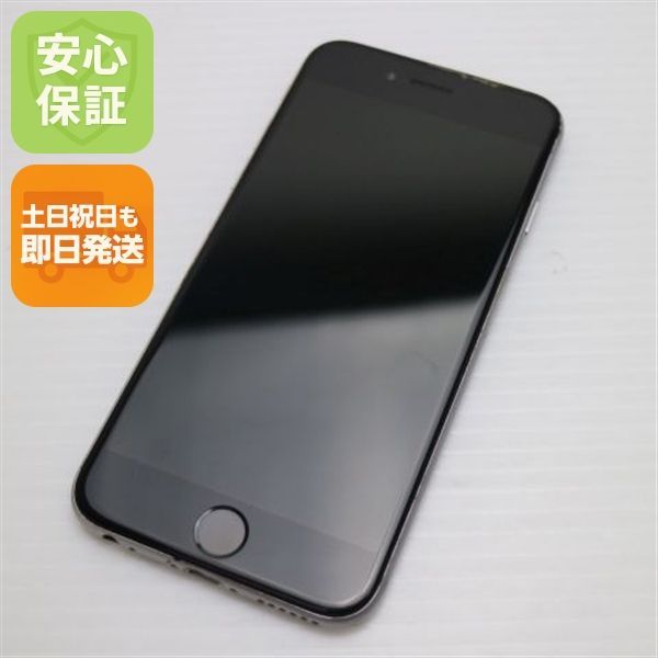 良品中古 SOFTBANK iPhone6 64GB スペースグレイ 即日発送