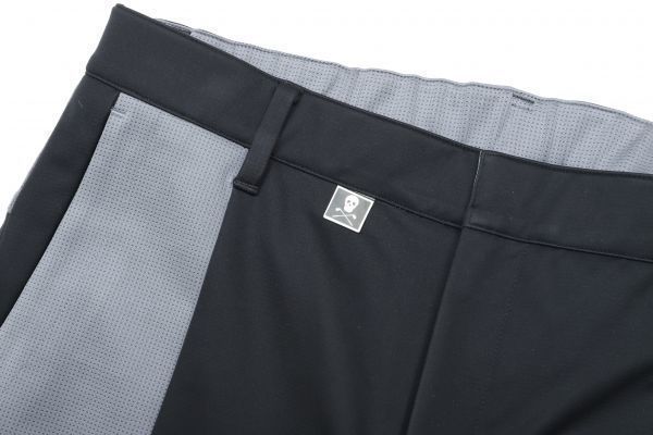マーク&ロナ CODE ツートンカラーストレッチパンツ L ブラック
