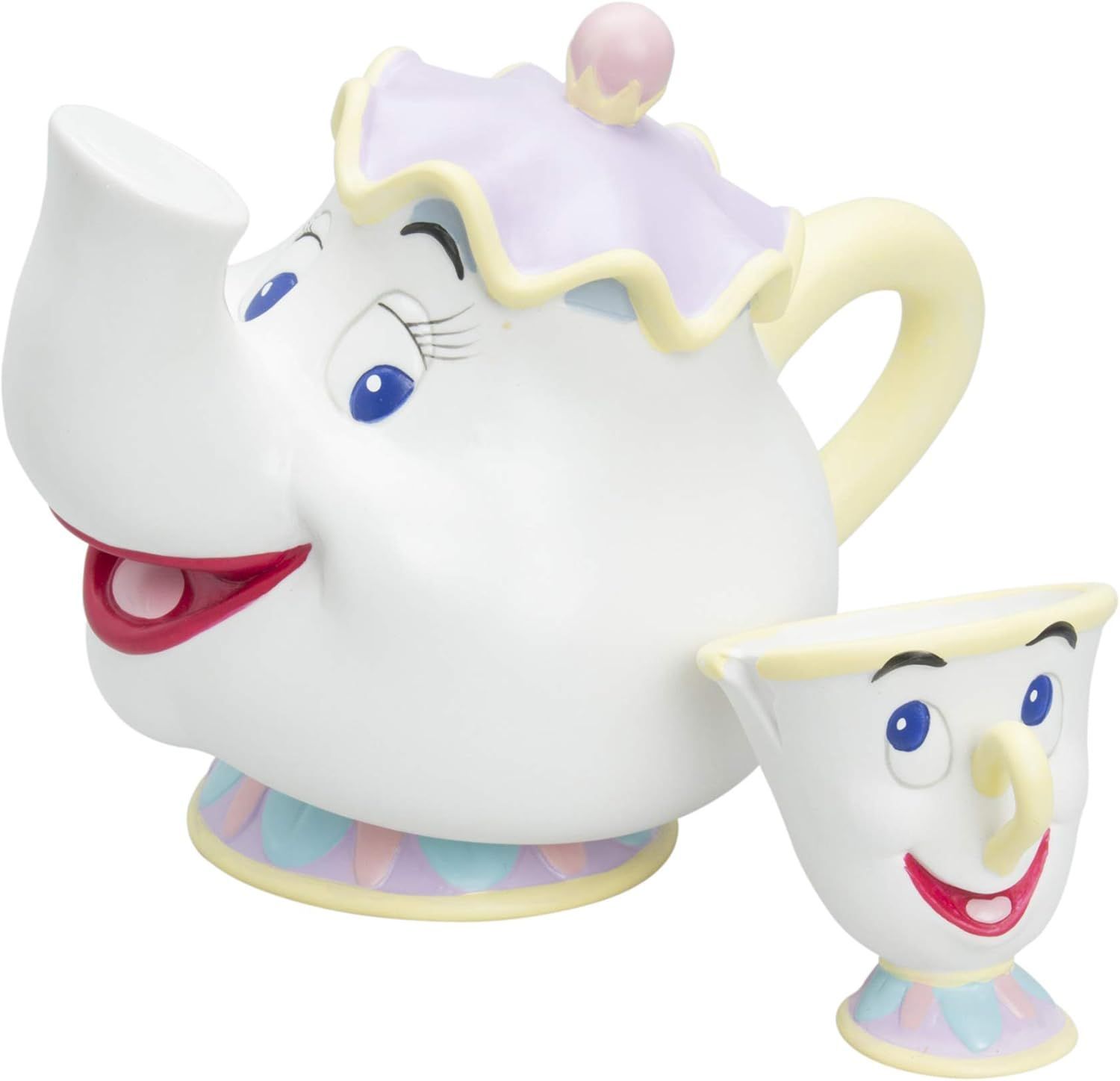 「美女と野獣」ポット夫人u0026チップ 貯金箱 SAN2743