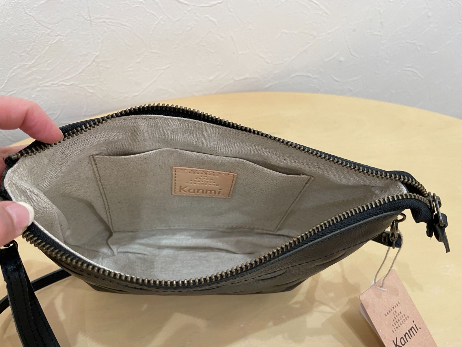 kanmiカンミ キャンディ ワンマイルバッグ レザーショルダー - メルカリ