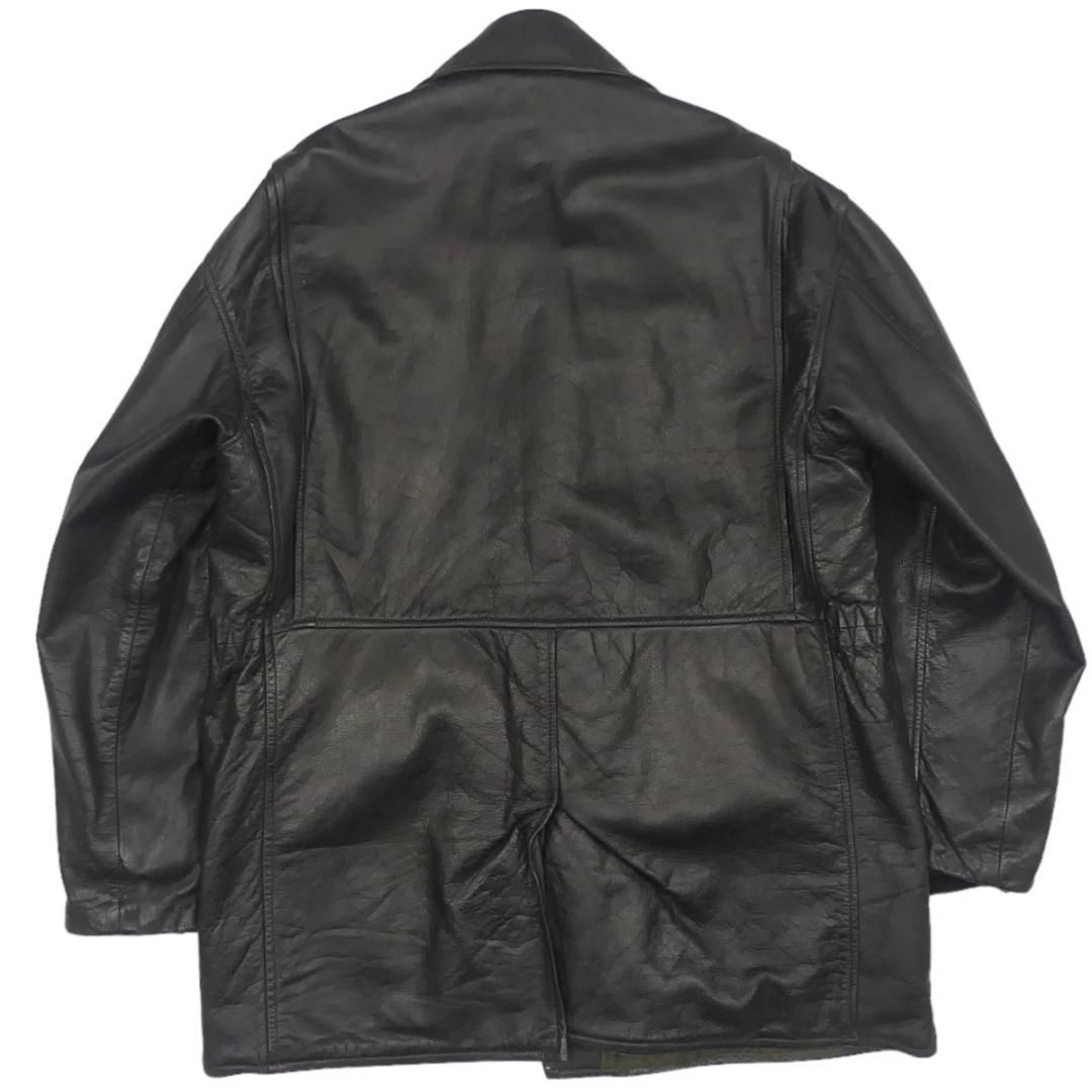KOMINE レザーライダースジャケット 黒 KOMINE コミネ ライダースジャケット 本革 ダブル XL 黒 JJ699 - メルカリ