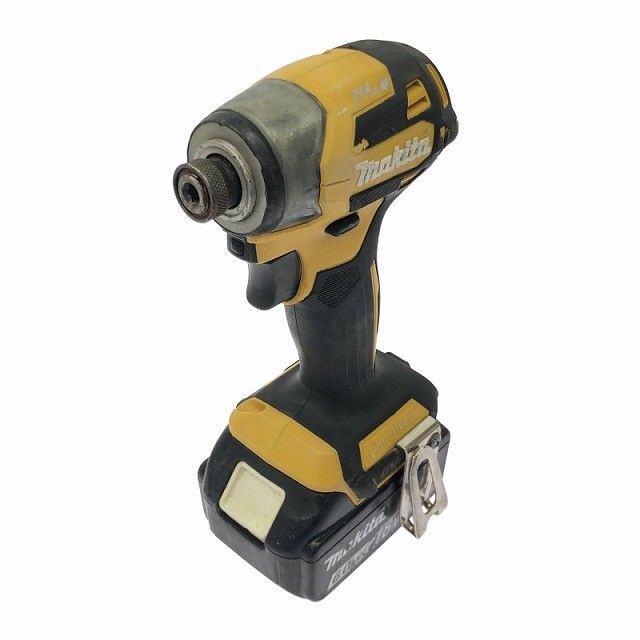 品 makita マキタ 18V 充電式インパクトドライバ TD17a3D 黄 イエロー 本体 バッテリー1個 18V 6.0Ah 116480