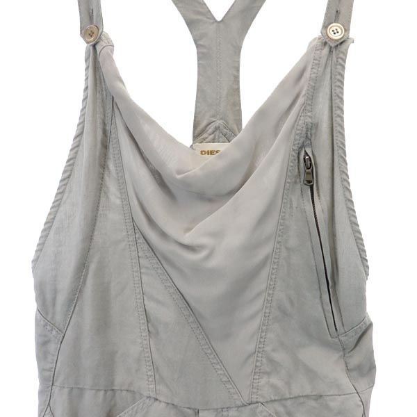 ディーゼル オーバーオール XS グレー系 DIESEL ショートパンツ  