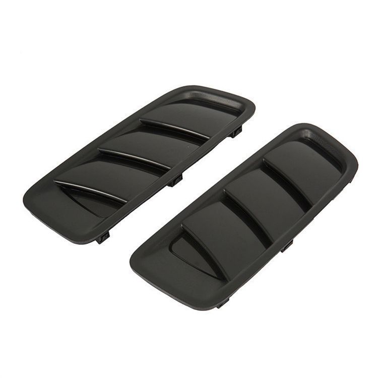 送料無料 Jeep JL 18-22年用 エンジンフードベントカバー 通気ルーバー ABS製 ブラック