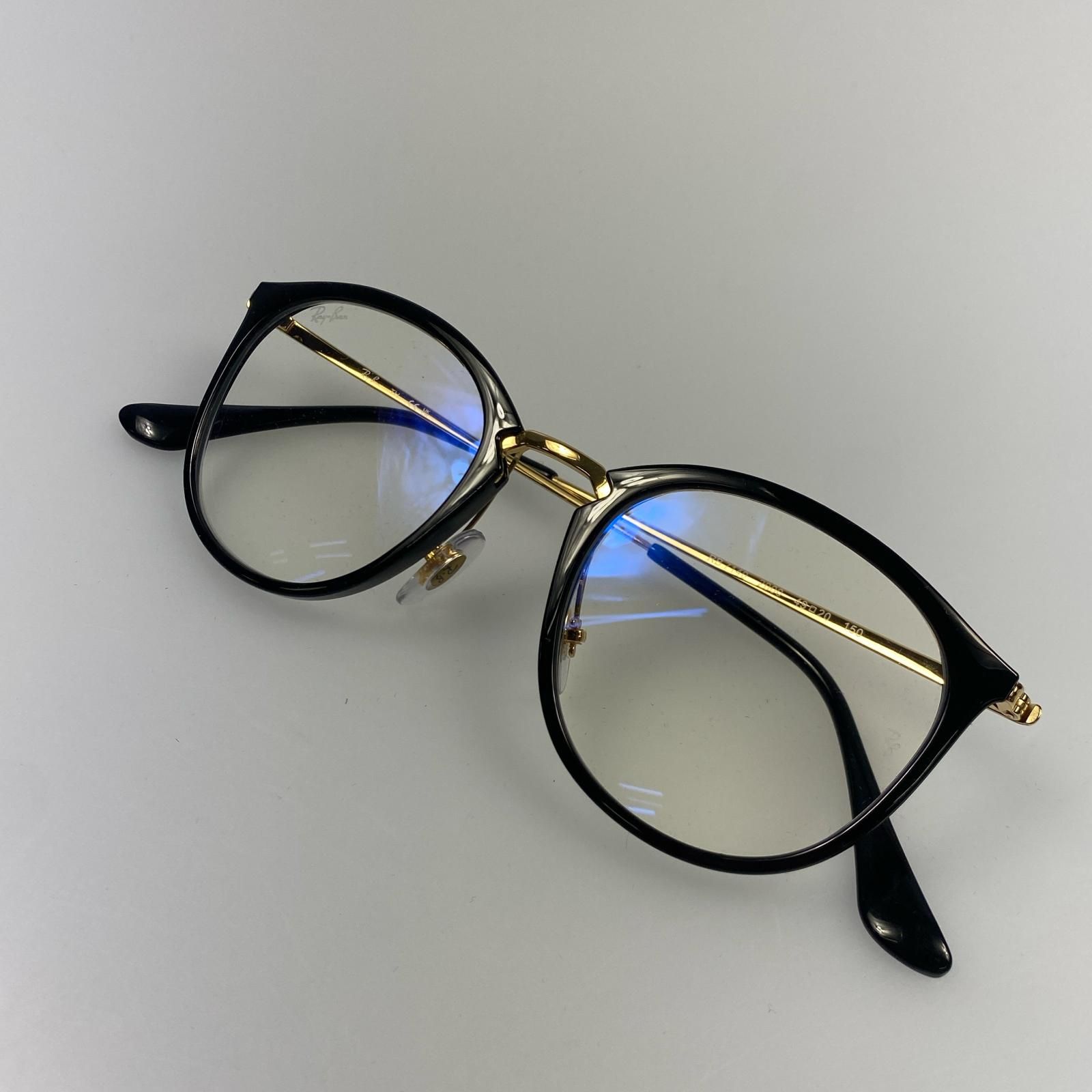【姫路東店】 中古 RAY BAN | レイバン メガネ RB7140 5852 サイズ:49□20 ブラック 【116】 姫路東店】 中古 RAY BAN | レイバン 度入りメガネ RB7140 5852 サイズ