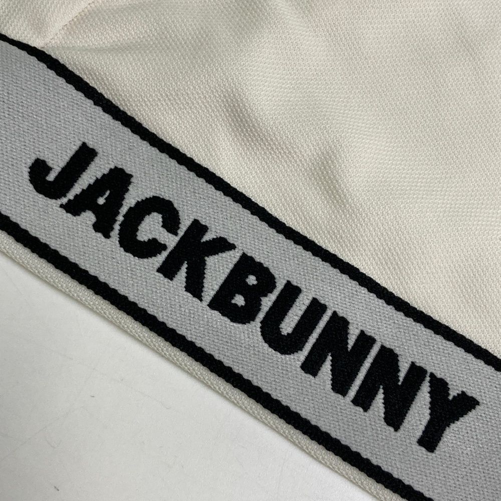 サイズ：6 JACK BUNNY ジャックバニー  モックネック半袖Tシャツ  ホワイト系 [240101432640] ゴルフウェア メンズ ストスト サイズ：6 JACK BUNNY ジャックバニー モックネック半袖Tシャツ