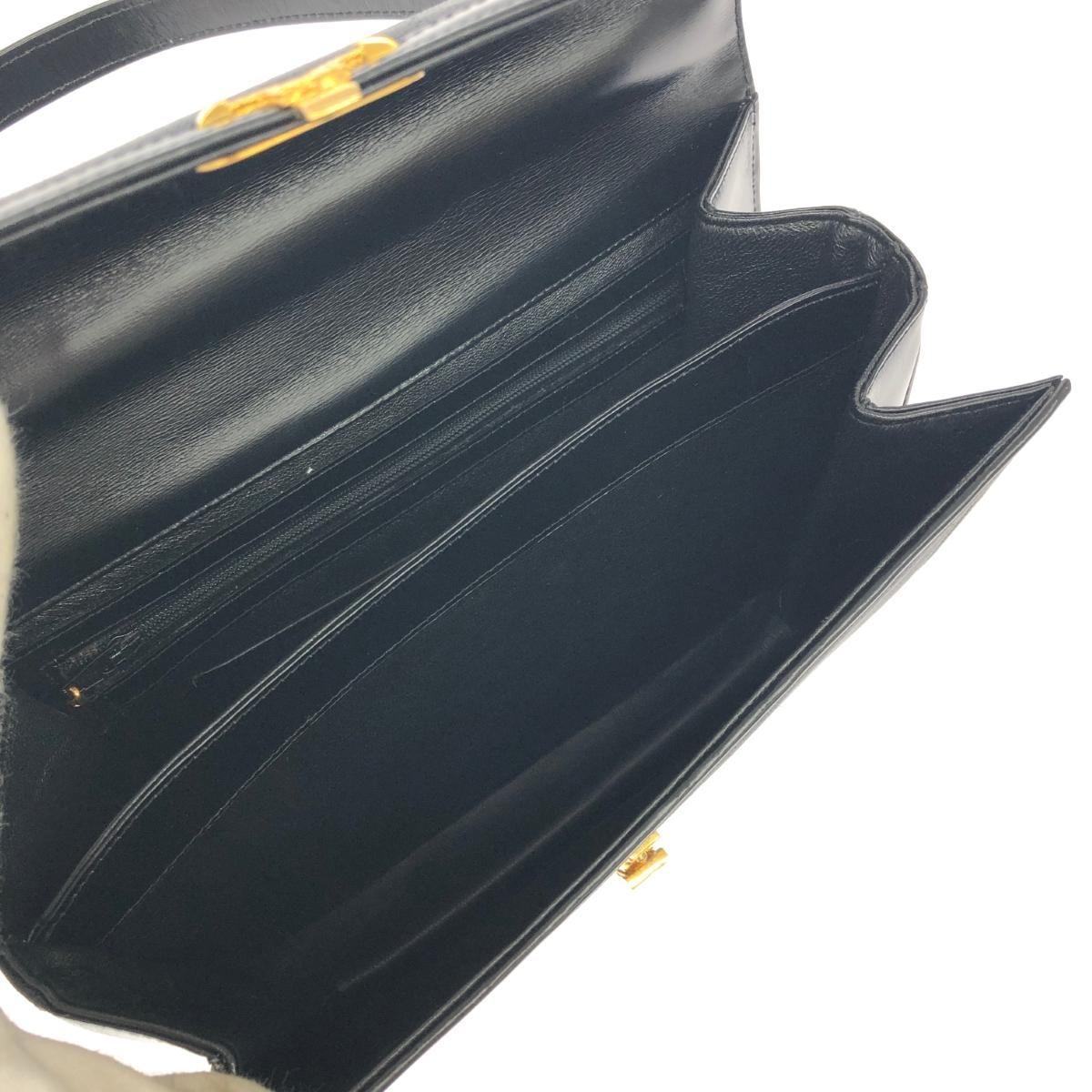 専用品COMTESSE ブラック ホースヘア×レザー ハンドバッグ定価約85万