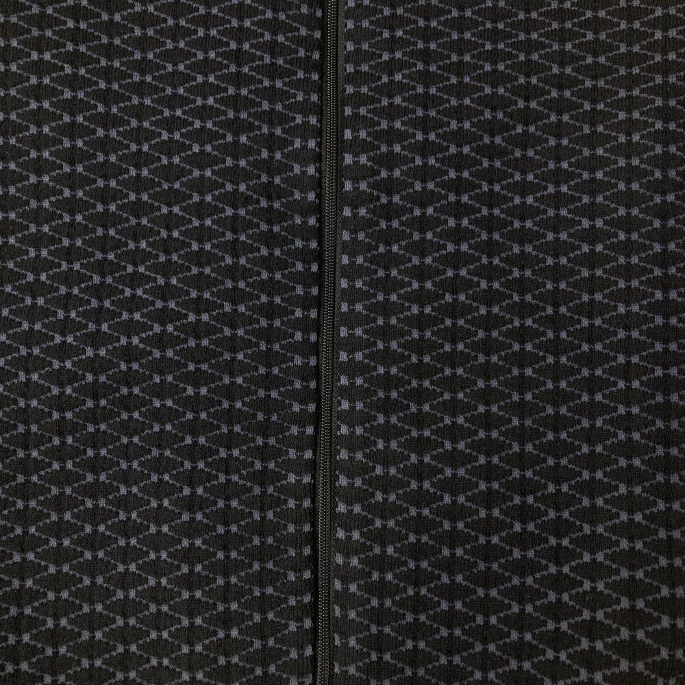 サイズ：L SRIXON スリクソン by DESCENTE ニット ジップジャケット 総柄 ブラック系 [240101486159] ゴルフウェア メンズ ストスト サイズ：L SRIXON スリクソン by DESCENTE ニット ジップ