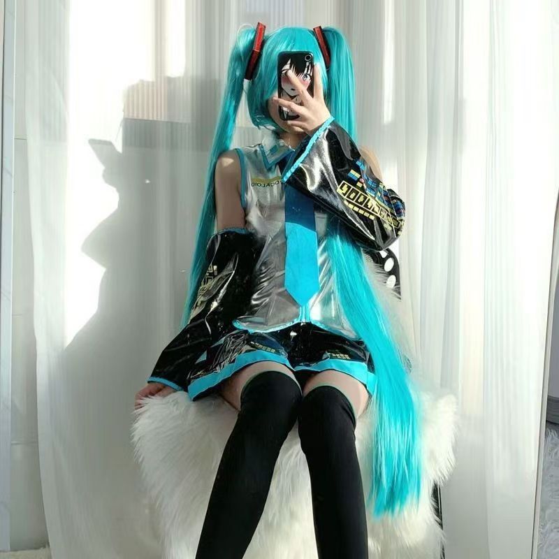 Cosplay コスプレ衣装 初音ミク 通常V ウイッグ付き