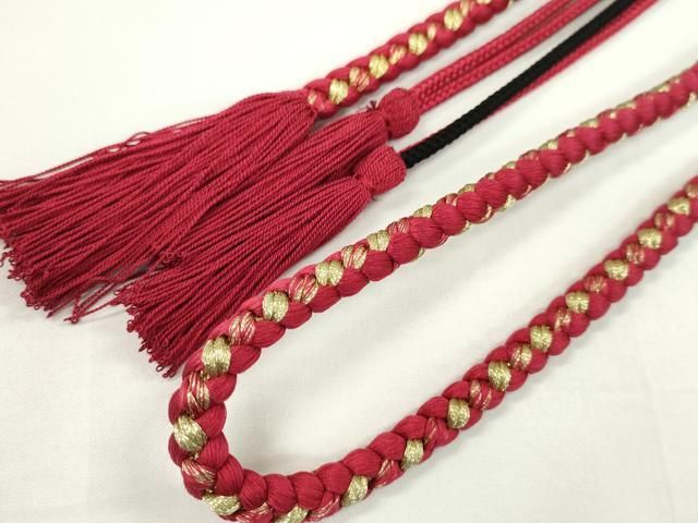 平和屋着物○和装小物 振袖用帯締め つまみ細工 飾り玉 パール 花 本