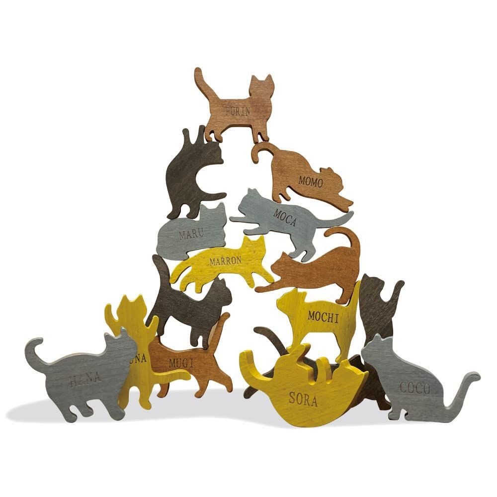 MIND BLOCKS]ココロの積み木 ネコ