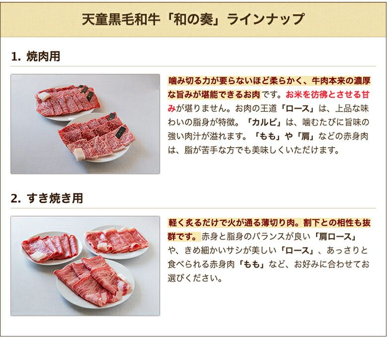 天童黒毛和牛「和の奏」焼肉用（ロース・肩）350g