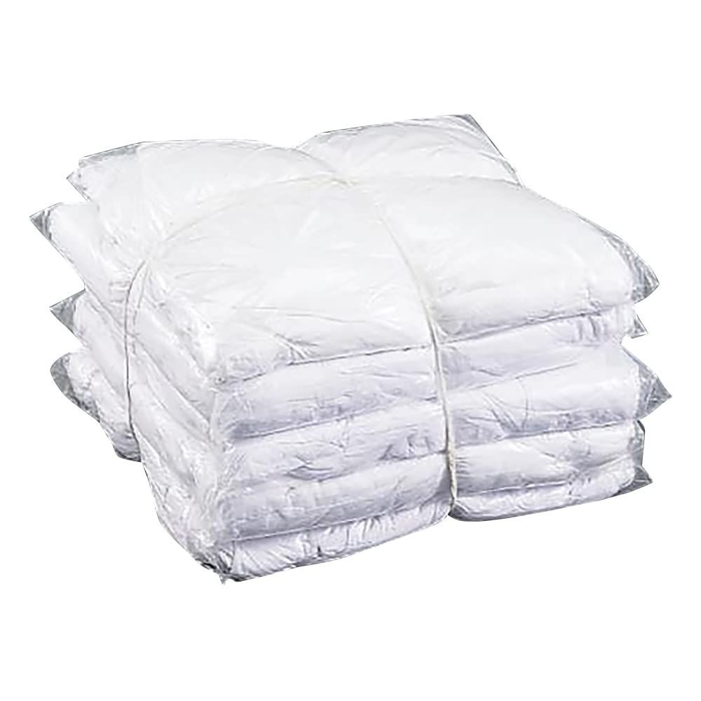 日光物産 新メリヤスウエス 縫い目無し 白 2kg×10袋 (1セット入り) /3-1813-01