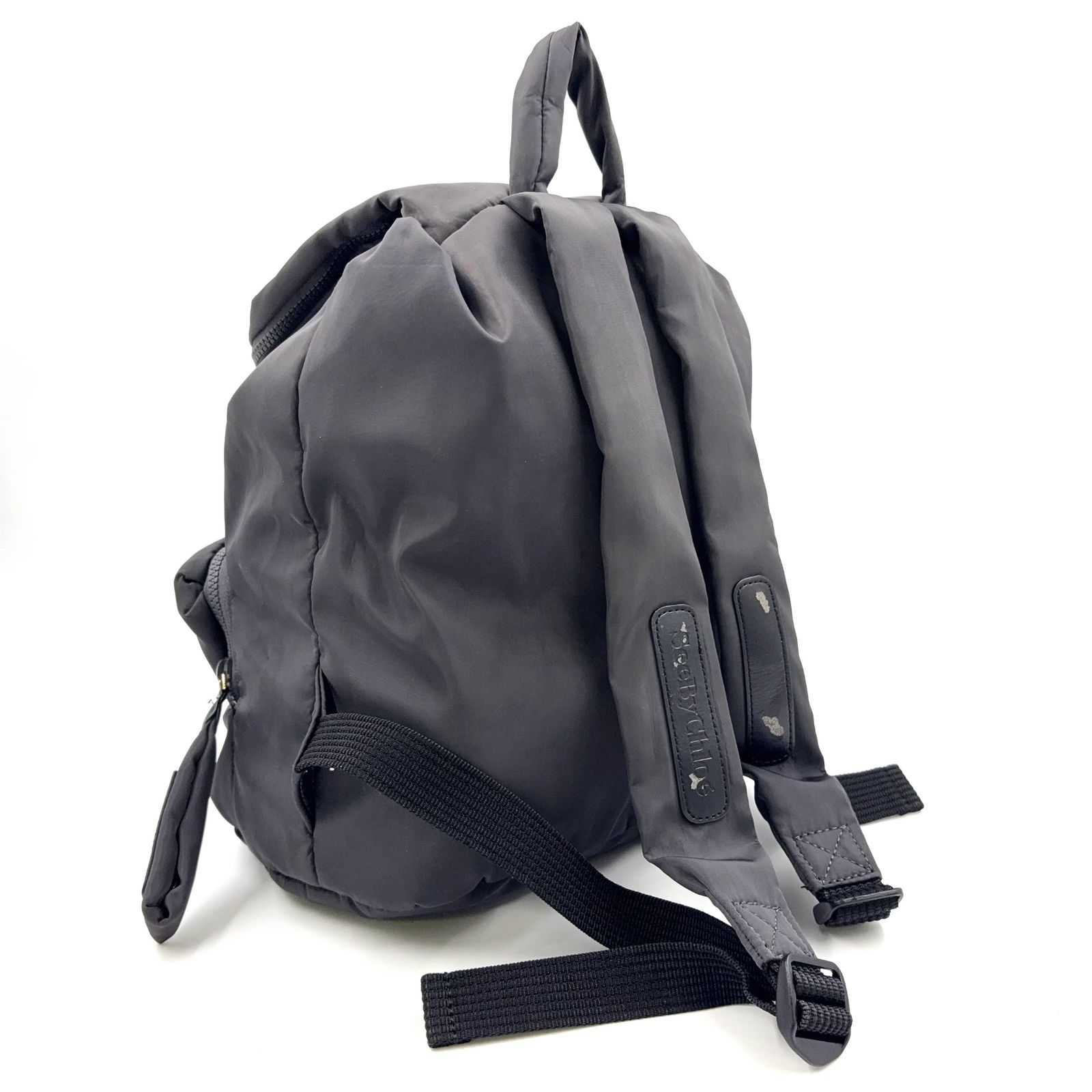 See By Chloe グレー ナイロンリュック See By Chloe グレー ナイロンリュック See Chloe By ナイロン グレー