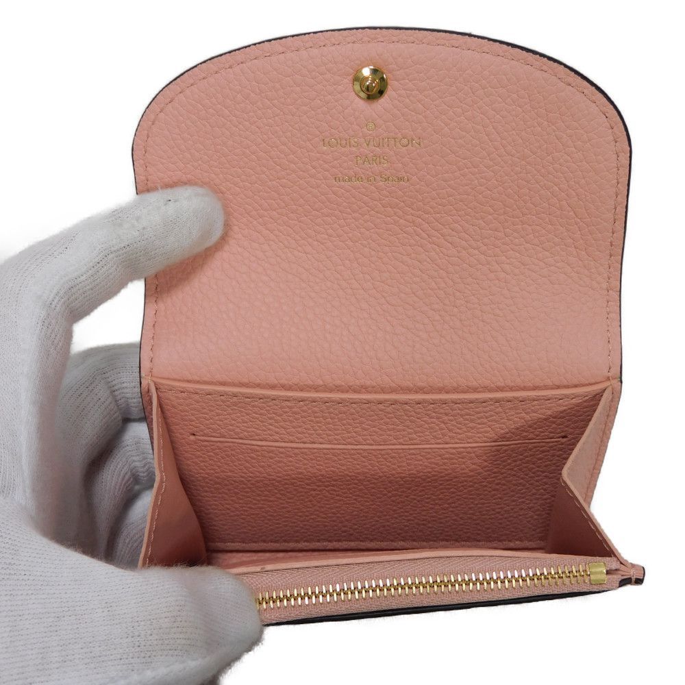 ルイヴィトン ポルトモネ・ロザリ 二つ折り財布 モノグラム・アン